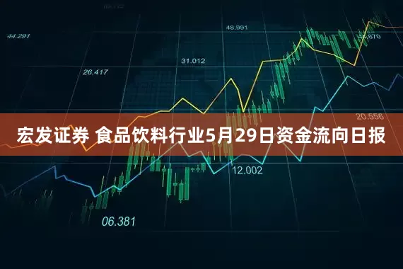 宏发证券 食品饮料行业5月29日资金流向日报
