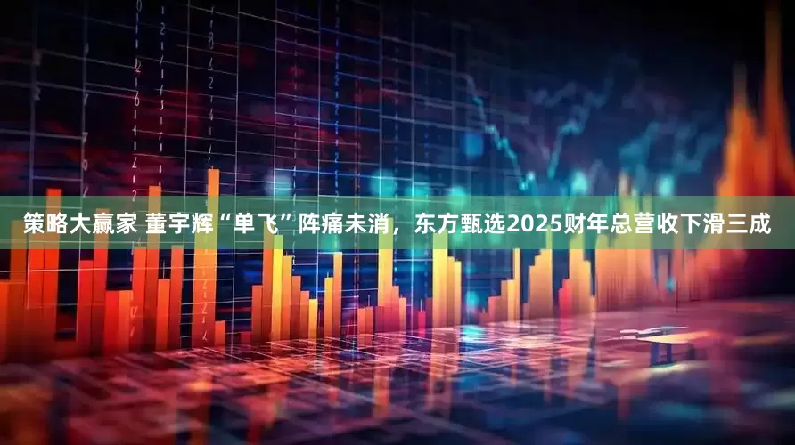 策略大赢家 董宇辉“单飞”阵痛未消，东方甄选2025财年总营收下滑三成
